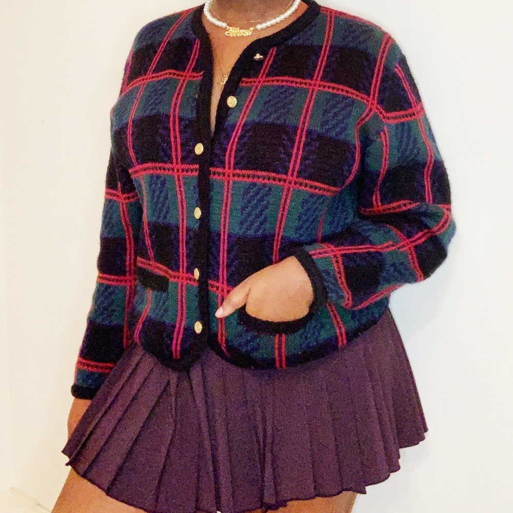 Vintage Preppy Cardigan